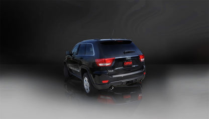 Corsa 11-21 Jeep Grand Cherokee 3.6L 2.5in Dual Rear Exit Sport Exhaust w/ 4.5in Black Tips 14980BLK 14980BLK Photo - Mounted