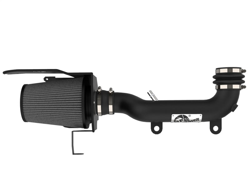 aFe Cold Air Intake System w/ 3in Black , Magnum FORCE Stage-2XP PRO DRY S 51-13002-B Photo - Unmounted