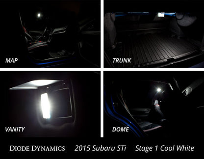 Diode Dynamics 15-19 Subaru WRX Interior Light Kit Stage 2 - Red DD0265 DD0265 User 3