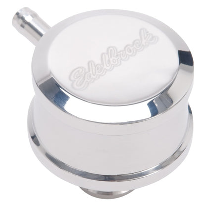 Edelbrock Pcv For Valve Cover, Aluminum, Round Push In With 90-degree Port 4407 Photo - Unmounted
