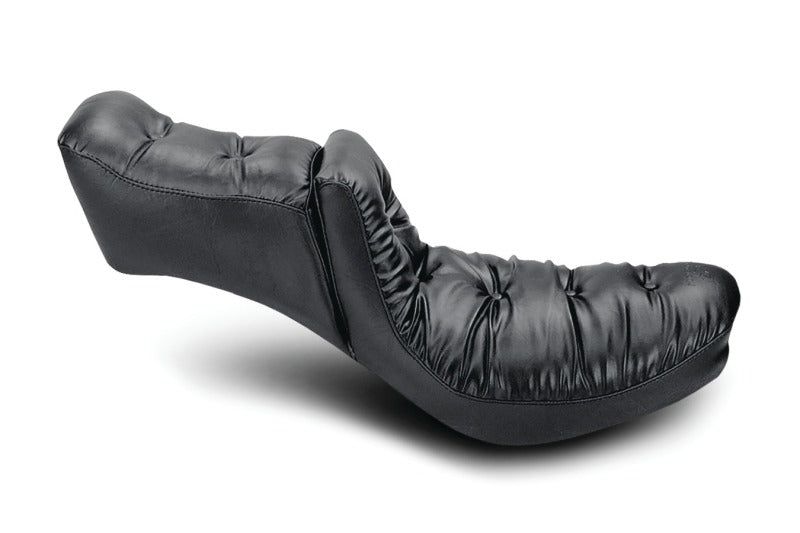 Mustang Motorcycle Mustang 58-84 Harley FX/FL Duke 1PC Seat Regal - Black 75057 75057 Photo - Primary