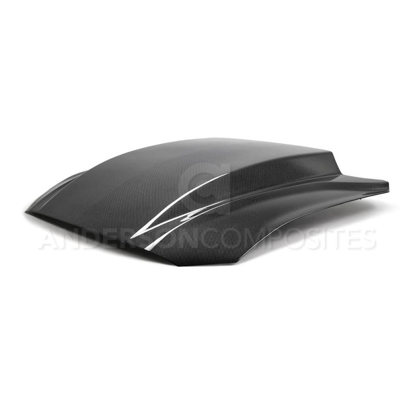 Anderson Composites 2018 Ford Mustang Double Sided Type-CJ 4in Carbon Fiber Cowl Hood AC-HD18FDMU-CJ-DS AC-HD18FDMU-CJ-DS User 2