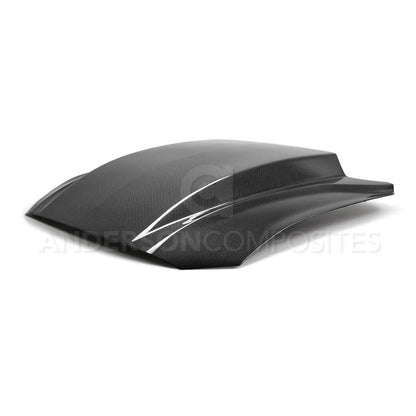 Anderson Composites 2018 Ford Mustang Double Sided Type-CJ 4in Carbon Fiber Cowl Hood AC-HD18FDMU-CJ-DS AC-HD18FDMU-CJ-DS User 2