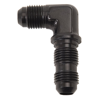 Russell -6 AN 90° Flare Bulkhead Adapter (Black Finish) 661253 Photo - Primary