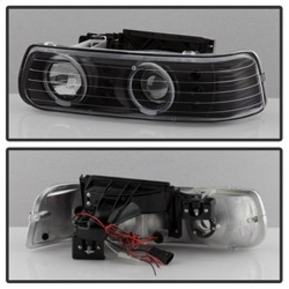 SPYDER xTune Chevy Silverado 1500/2500 99-02 Bumper Projector Headlights - LED - Black PRO-JH-CSIL99-SET-BK 9036781 9036781 Photo - Unmounted