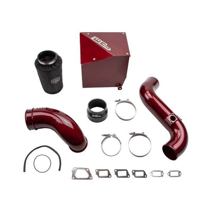 Wehrli 11-16 Chevrolet 6.6L Duramax LML 4in Intake Kit Stage 2 - WCFab Red WCF100304-RED WCF100304-RED Photo - Primary