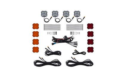 Diode Dynamics Single-Color Rock Light Installer Kit (4-pack) DD7738 DD7738 Photo - Primary