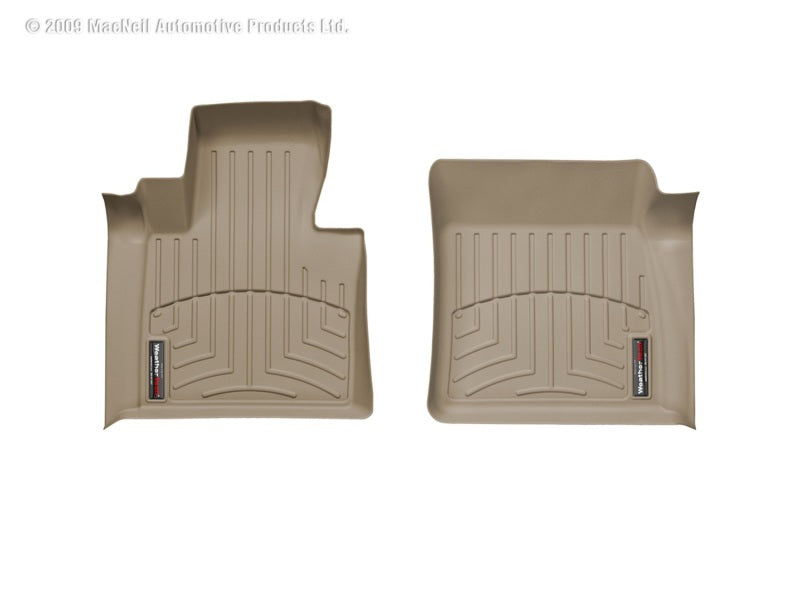 WeatherTech WT FloorLiner - Front - Tan Floor Mats Floor Mats - Rubber main image