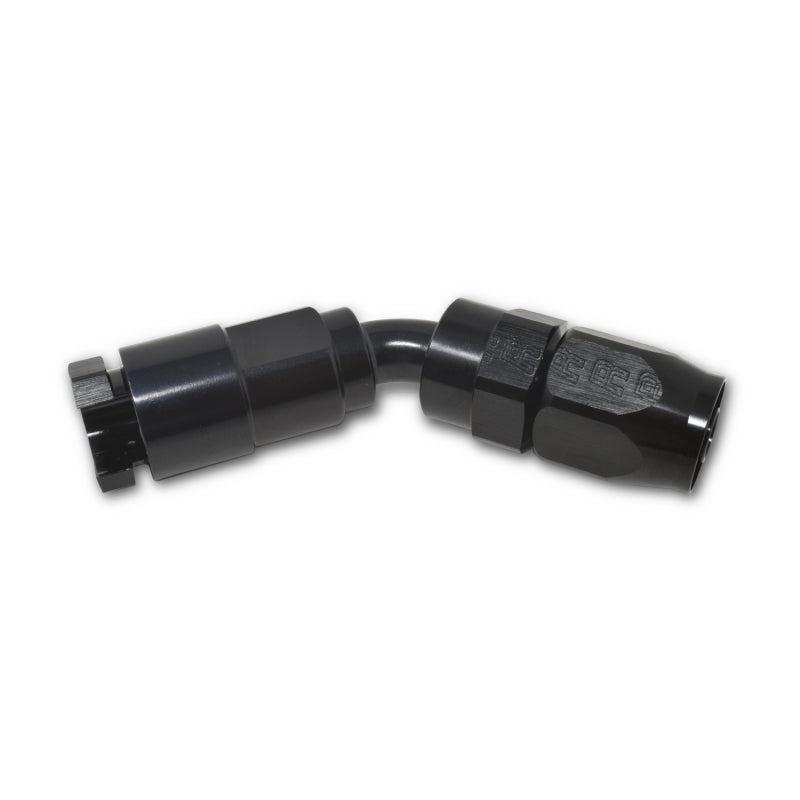 Russell Performance 5/16in SAE Quick Disc Female to -6 Hose Black 45 Degree Hose End 611263 611263 Photo - out of package