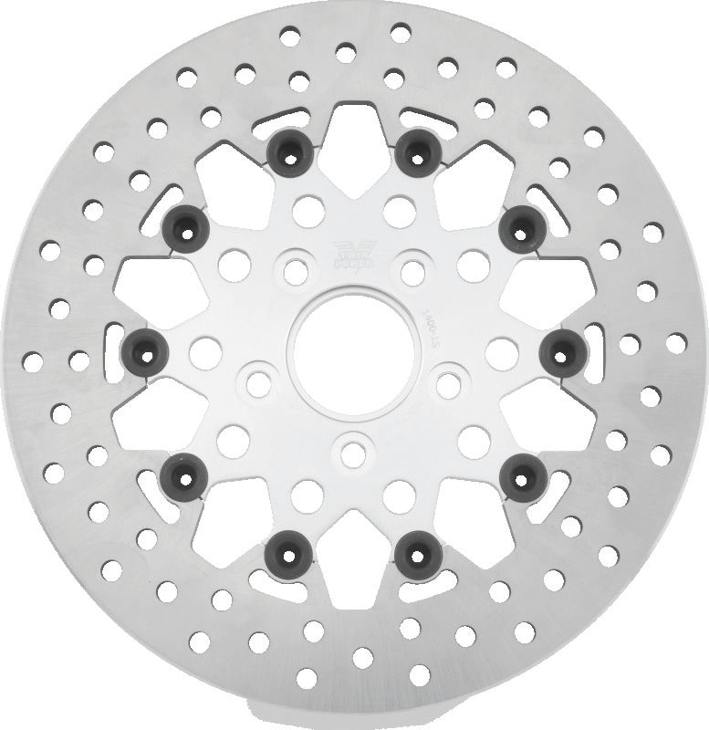 TwinPower Rear 11.5 Fltg Rotor Mesh Silv 666840 666840 Photo - Primary