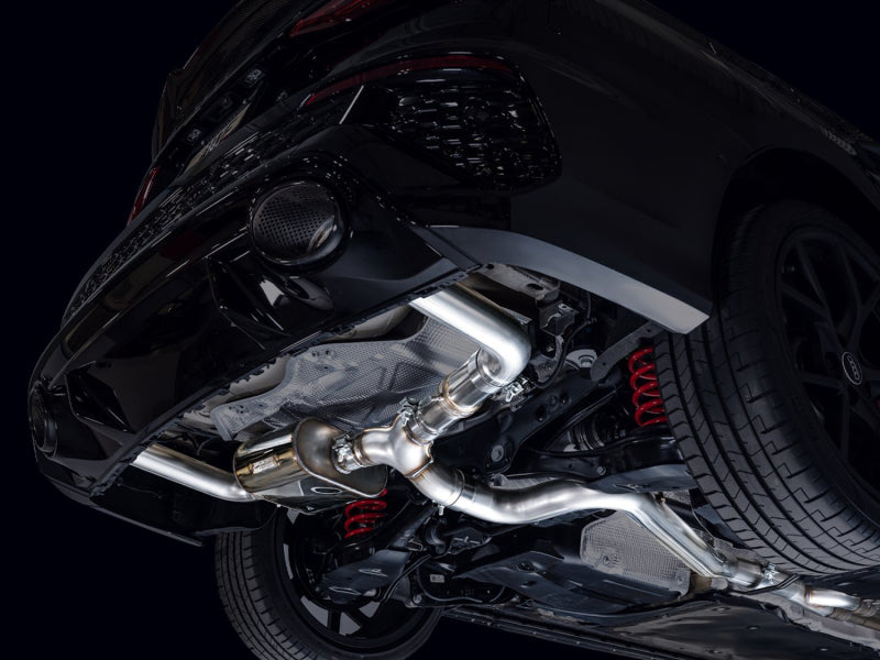 AWE Tuning Audi 22-23 8Y RS3 Cat-Back SwitchPath Exhaust (No Tips) 3025-31389 3025-31389 Photo - Mounted