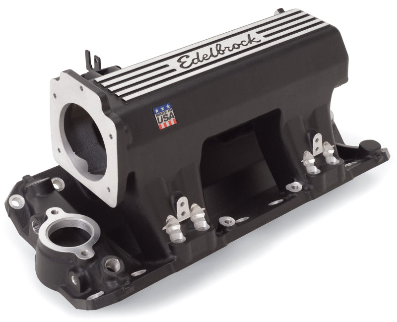Edelbrock Manifold, Efi, Pro-flo Xt, Sb Chevy, Std Heads With Black Finish 71373 Photo - Unmounted