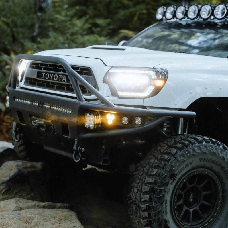 KC HiLiTES FLEX ERA 3 Dual Mode SAE Fog Light - Single Light Master Kit (w/Clear + Yellow Lens) 1284 1284 Photo - lifestyle view