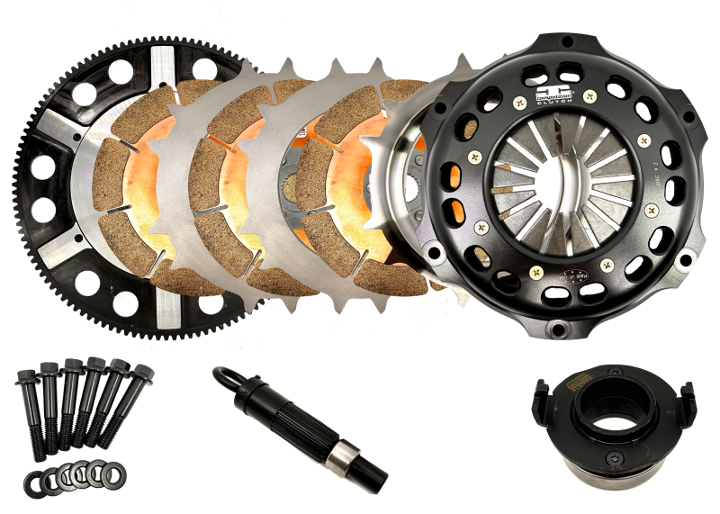 Competition Clutch Honda/Acura K Series 184mm Triple Disc Ceramic Clutch Kit 1848037-3 1848037-3 Photo - Primary