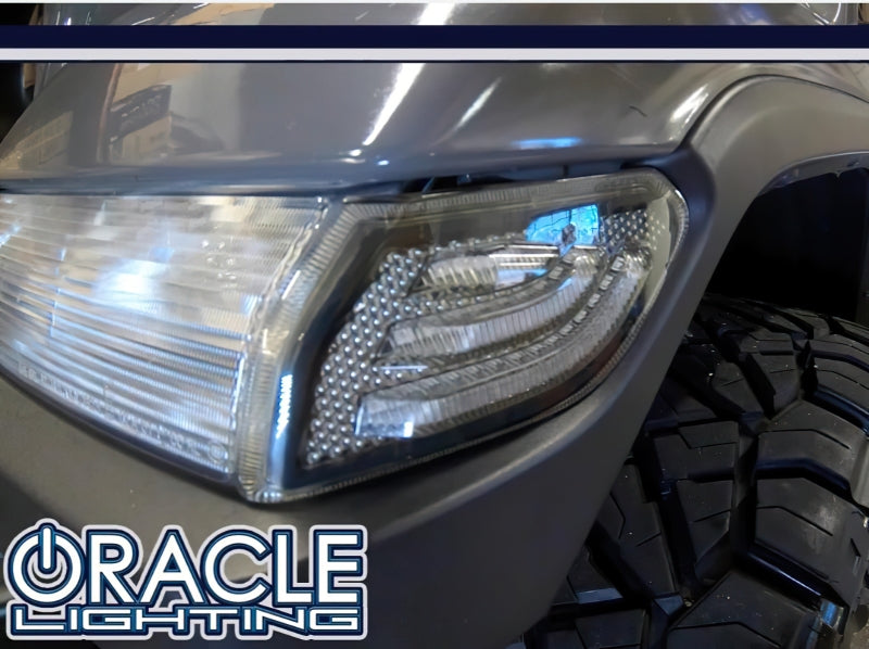 ORACLE Lighting Oracle Jeep Wrangler JL Smoked Lens LED Front Sidemarkers 5853-504 5853-504 Photo - lifestyle view