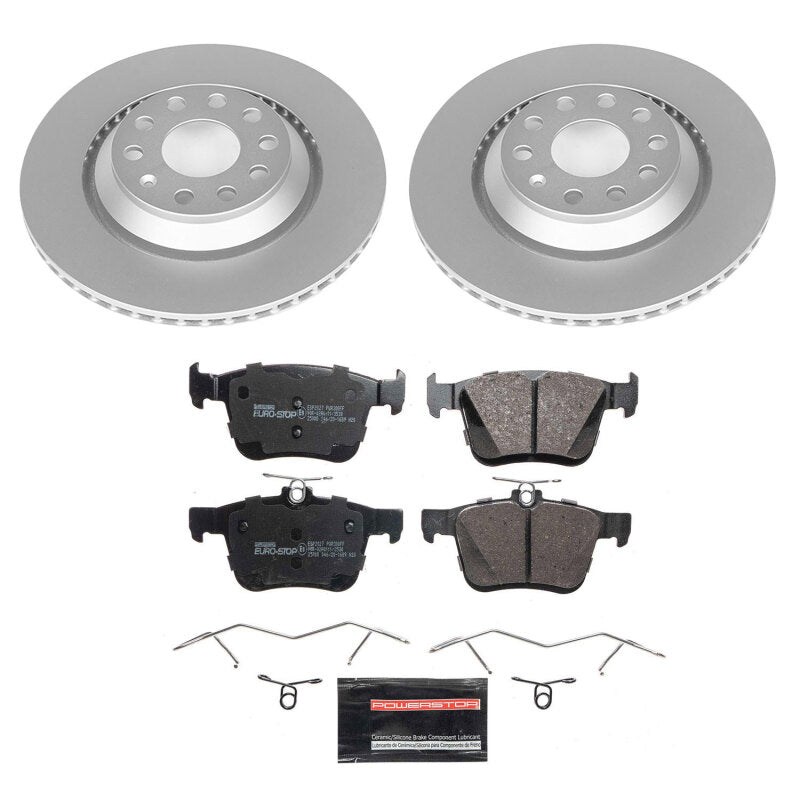 Power Stop 2019 Audi A3 Quattro Rear Euro-Stop Brake Kit ESK7084 ESK7084 Photo - Primary