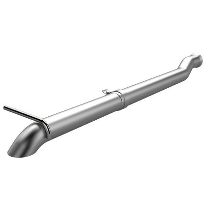 QTP 2018+ Jeep Wrangler JL 304SS Eliminator Cat-Back Crawler Exhaust w/Turn Down Exit 725018 725018 Photo - Primary