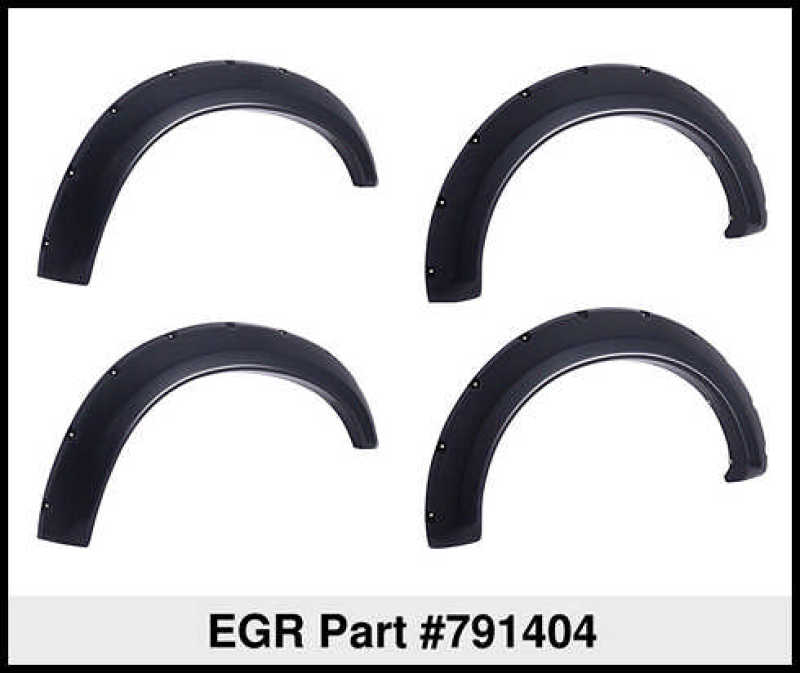 EGR 07-13 Chev Silverado 5ft Bed Bolt-On Look Fender Flares - Set 791404 791404 Thumbnail