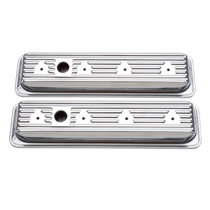 Edelbrock Valve Cover, Signature Series, Chevrolet, 1987-1995 262-400 CID V8, Lo 4446 Photo - Primary