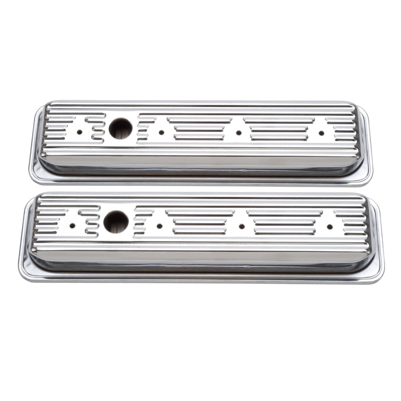 Edelbrock Valve Cover, Signature Series, Chevrolet, 1987-1995 262-400 CID V8, Lo 4446 Photo - Primary