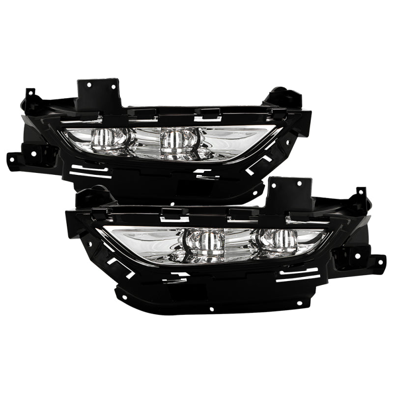 Spyder Chrysler 200 2015-2016 OEM Style Full LED Fog Lights W/Universal Switch- Clear 5086945 5086945 Photo - Primary