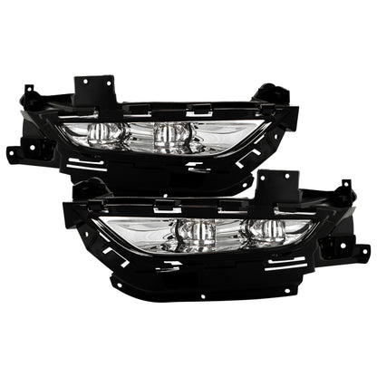Spyder Chrysler 200 2015-2016 OEM Style Full LED Fog Lights W/Universal Switch- Clear 5086945 5086945 Photo - Primary