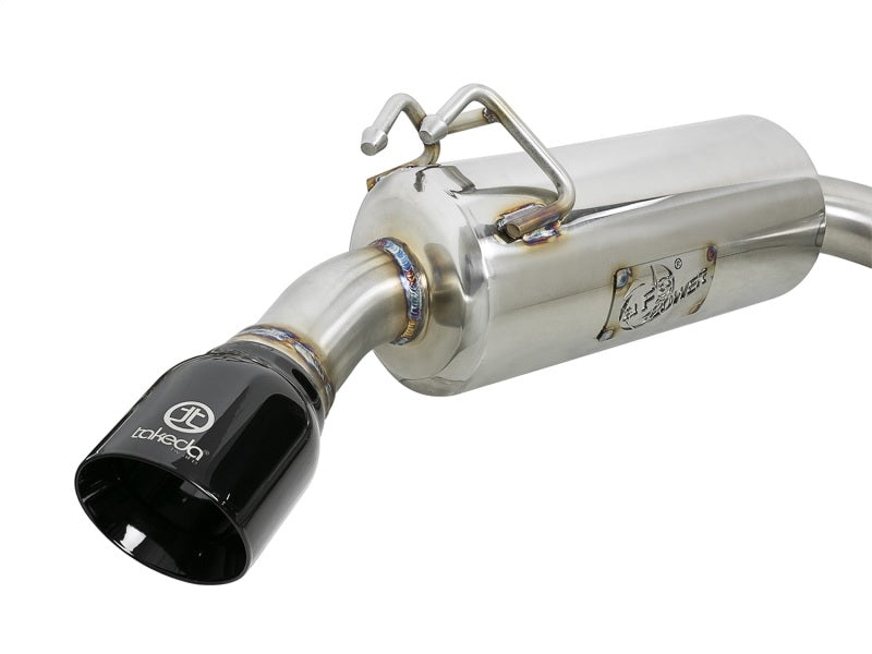aFe Takeda 3 IN To 2-1/2 IN 304 Stainless Steel Cat-Back Exhaust System 49-36701-B Photo - Unmounted