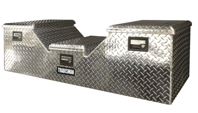 Tradesman Aluminum Flush Mount 5th Wheel Truck Box - Brite 6132