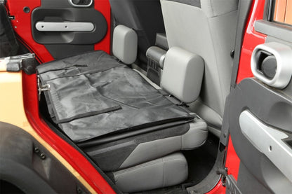 Rugged Ridge C3 Cargo Cover,No Subwoofer;07-18 Jeep Wrangler JKU,4 Door 13260.01 Photo - Mounted