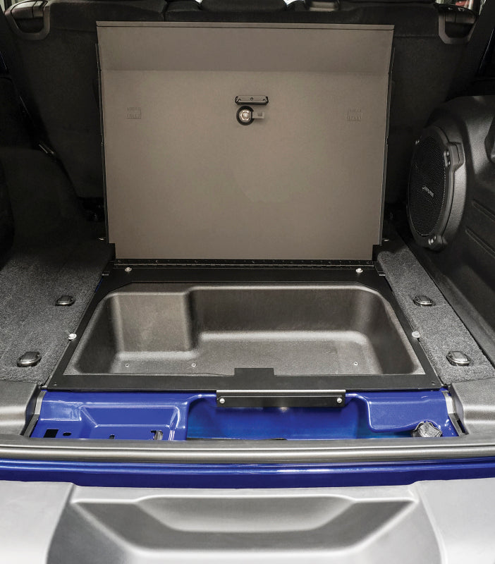 Tuffy Products Tuffy 2019+ Jeep Wrangler 4Door Cubby Cover W/ Combo Lock 358-01-A 358-01-A Photo - Mounted