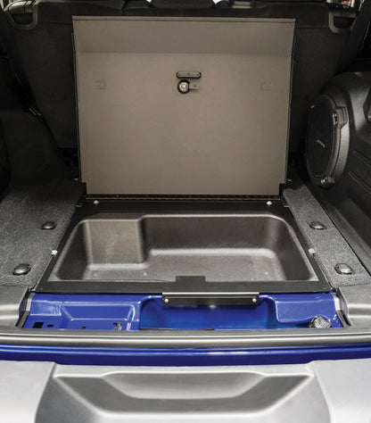 Tuffy Products Tuffy 2019+ Jeep Wrangler 4Door Cubby Cover W/ Combo Lock 358-01-A 358-01-A Photo - Mounted