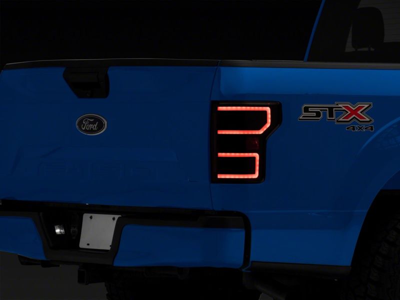 Raxiom 18-20 Ford F-150 Axial Series LED Tail Lights w/ SEQL Turn Signals- Blk Housing (Clear Lens) T548144 T548144 Photo - Close Up