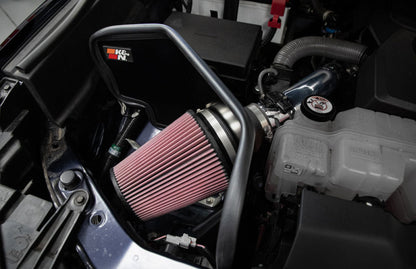 K&N Engineering K&N 2022 Toyota Tundra V6-3.5L F/I Performance Air Intake System 77-9042KP 77-9042KP Photo - Mounted