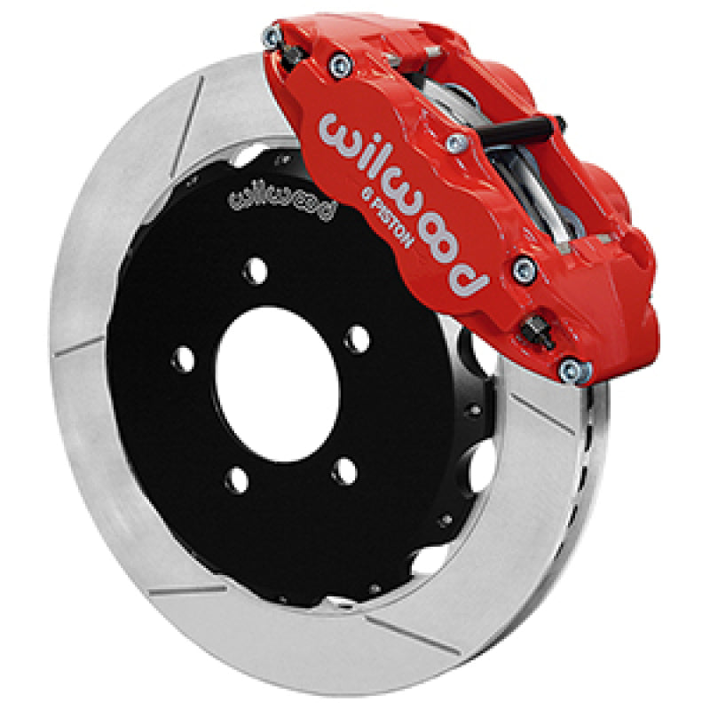 Wilwood 2013+ Honda Civic OEM 57mm Forged Narrow Superlite 6R Big Brake Front Brake Kit - Red 140-16847-R