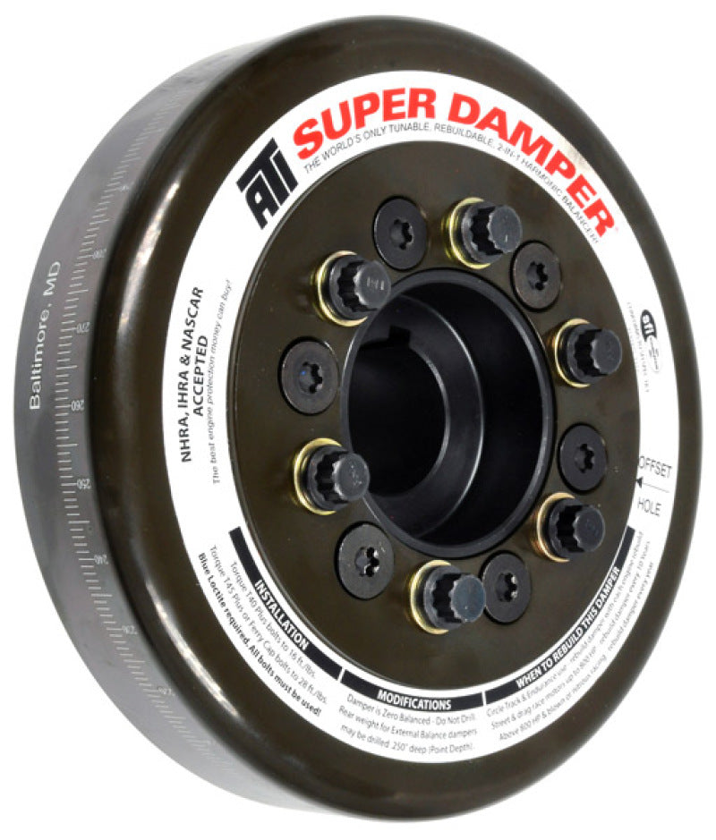 ATI Damper - 7.074in - Steel - Oliver Tractor - 6 Cyl - Chevy Front - 3 Ring - Diesel ATI917368 ATI917368 Photo - Primary