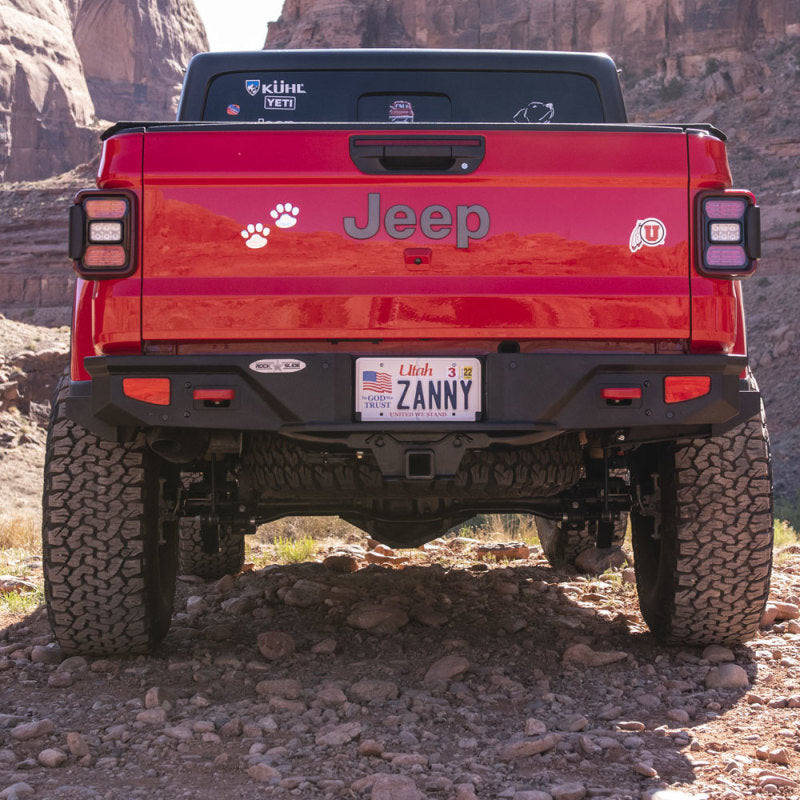 Rock Slide Engineering Rock Slide 20-22 Jeep JT Gladiator Rear Sliders BR-100-JT4