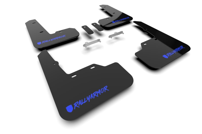 Rally Armor 2022+ Subaru WRX Black UR Mud Flap Altered Font Blue Logo MF92-UR-BLK/BL-X MF92-UR-BLK/BL-X Photo - Primary