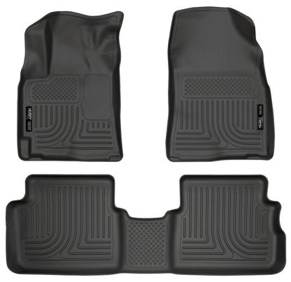 Husky Liners 09-12 Toyota Corolla/Matrix/Pontiac Vibe (FWD) WeatherBeater Combo Bla 98531 Photo - Primary