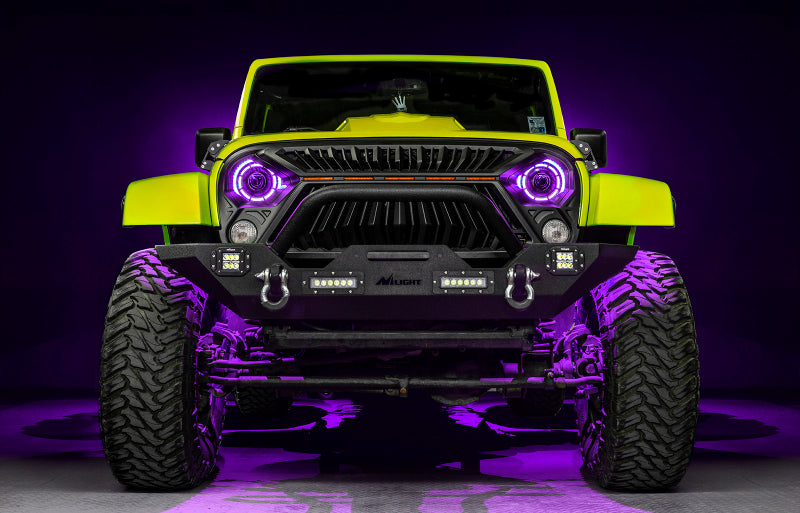 ORACLE Lighting 07-18 Jeep Wrangler JK Oculus 7in. ColorSHIFT Bi-LED Projector Headlights 5876-330 5876-330 User 1