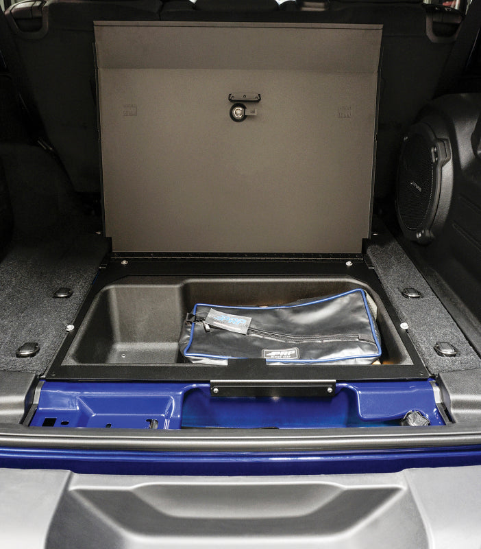 Tuffy Products Tuffy 2019+ Jeep Wrangler 4Door Cubby Cover W/ Combo Lock 358-01-A 358-01-A Photo - Mounted