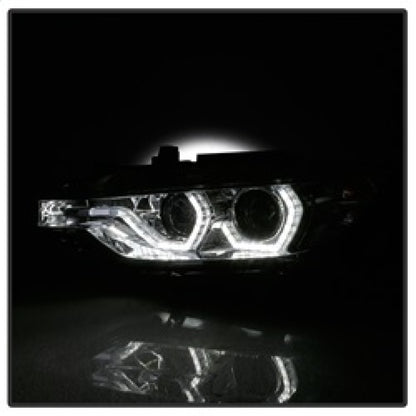 Spyder 12-14 BMW F30 3 Series 4DR Projector Headlights - LED DRL - Chrome (PRO-YD-BMWF3012-DRL-C) 5084354 5084354 Photo - Unmounted