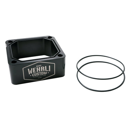 Wehrli 98.5-07 Dodge 5.9L Cummins Intake Grid Heater Delete Kit - Black Anodized & Engraved Finish WCF100338-BLKANO WCF100338-BLKANO Photo - Primary