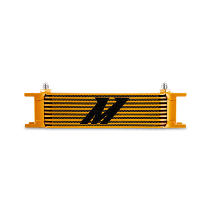 Mishimoto Universal -6AN 10 Row Oil Cooler - Gold MMOC-10-6GD MMOC-10-6GD Photo - Primary