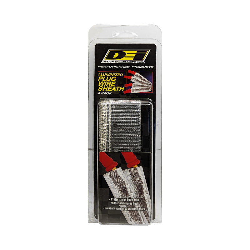 DEI Plug Wire Sheath 3/4in x 6in - 4-pack - Aluminum 10409 10409 Photo - Unmounted