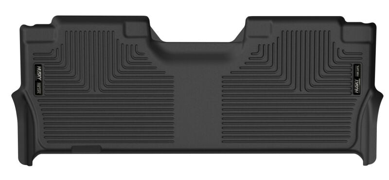 Husky Liners 2017 Ford F-250 Super Duty Crew Cab X-Act Contour Black Rear Floor 53381 Photo - Primary