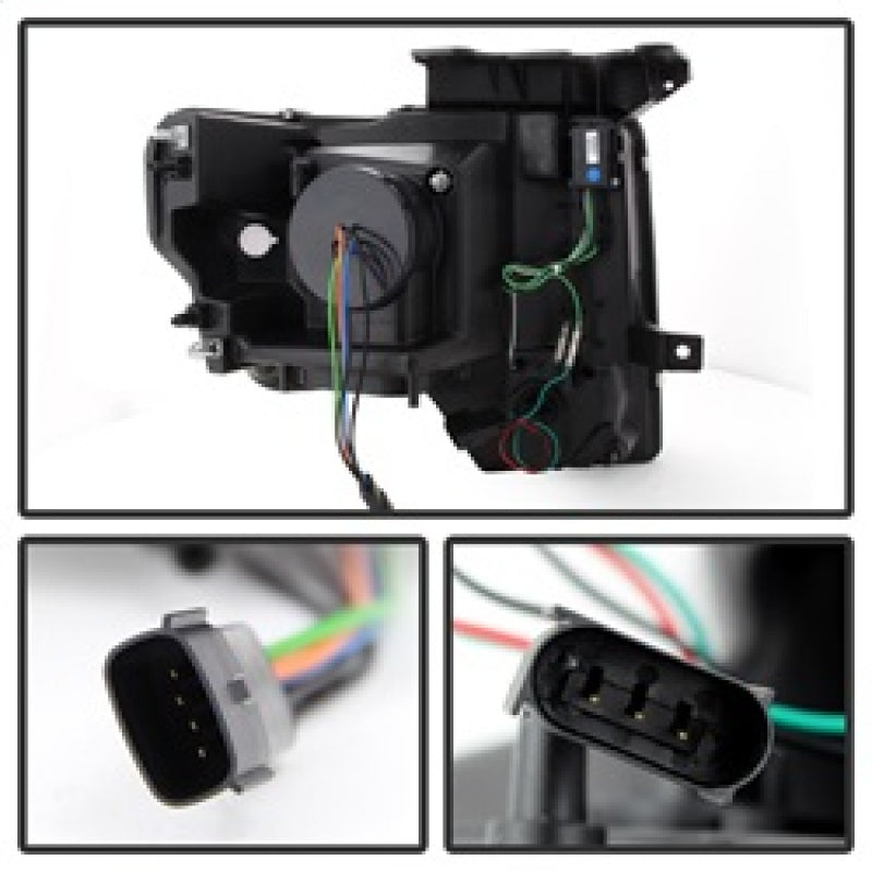 Spyder Ford F150 13-14 Projector Fctry Xenon Model- Light Bar DRL Chrm PRO-YD-FF15013-LBDRL-HID-C 5077639 5077639 Photo - Unmounted