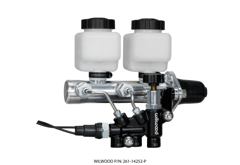 Wilwood Tandem Remote M/C Kit w L/H Brkt & Prop Valve 261-14252-P Photo - Primary