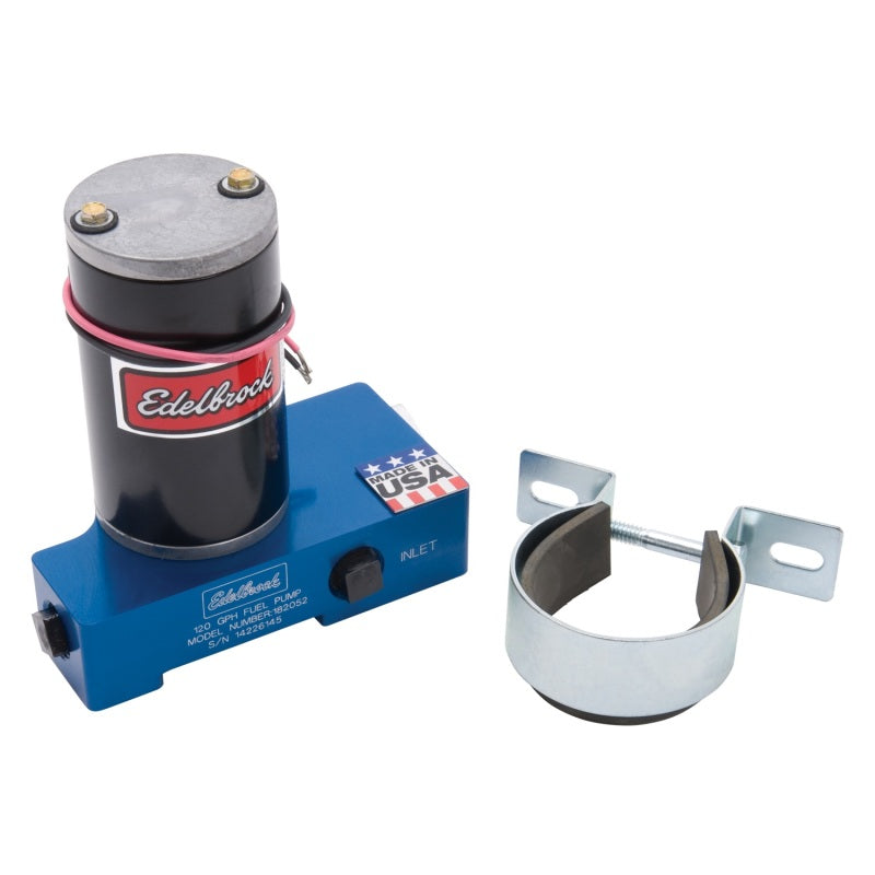 Edelbrock Fuel Pump, Electric, Quiet-Flo, Carbureted, 120 GPH, 3/8" In, 3/8" Out 182052 Photo - Primary
