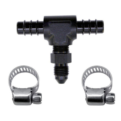 Nitrous Express 5/16 Fuel T, 5/16 Hose Barb To 4An Male 15235 Photo - Primary