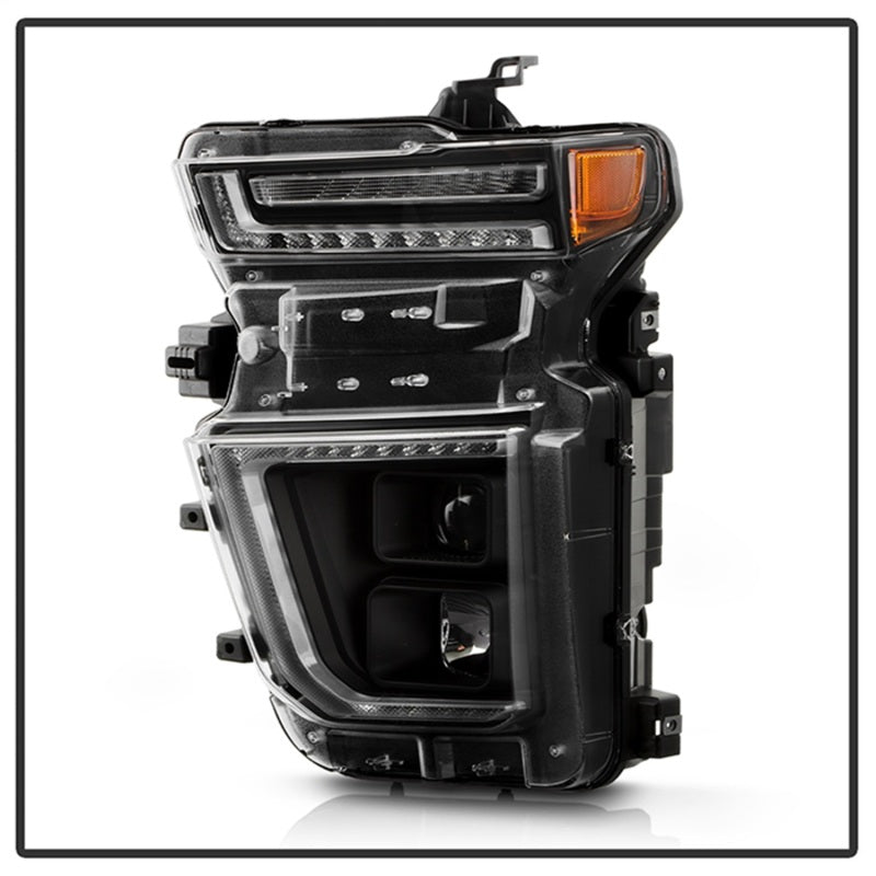 SPYDER 20-23 Chevy Silverado 2500/3500 Proj Headlights - LED DRL - Black PRO-YD-CSHD20SI-SEQ-BK 5088796 5088796 Photo - Unmounted